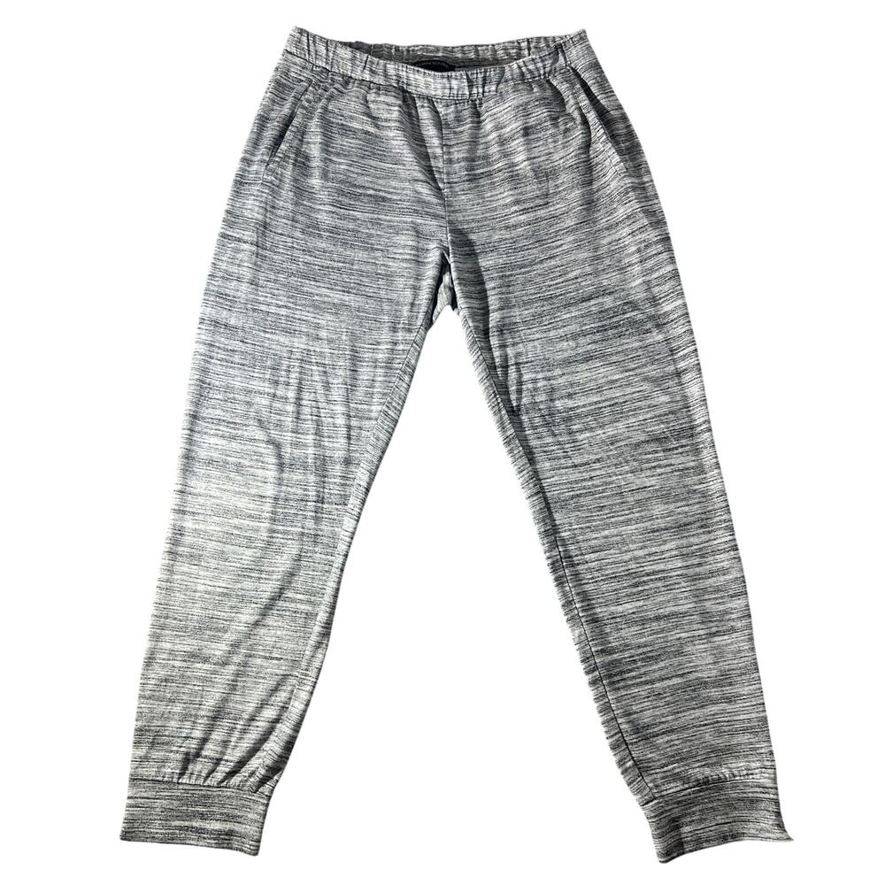 Banana Republic Women’s Gray Marled Ankle Zip Joggers Size M